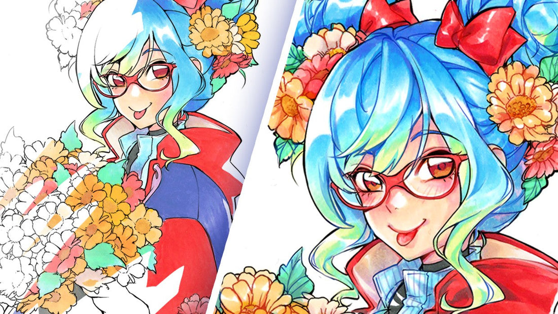 How to balance color and lineart