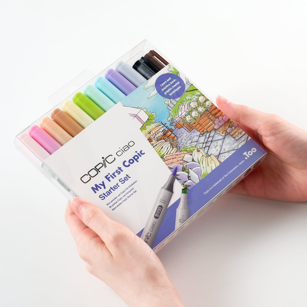 in your hands my first copic set for beginner
