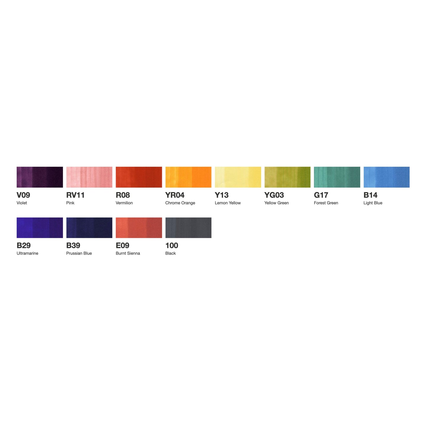 Copic Classic 12 Base Set