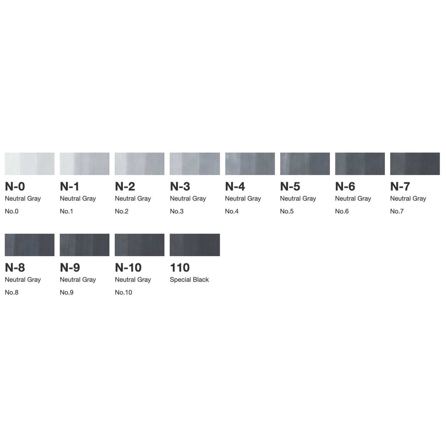 Copic Classic 12 Neutral Grey Set