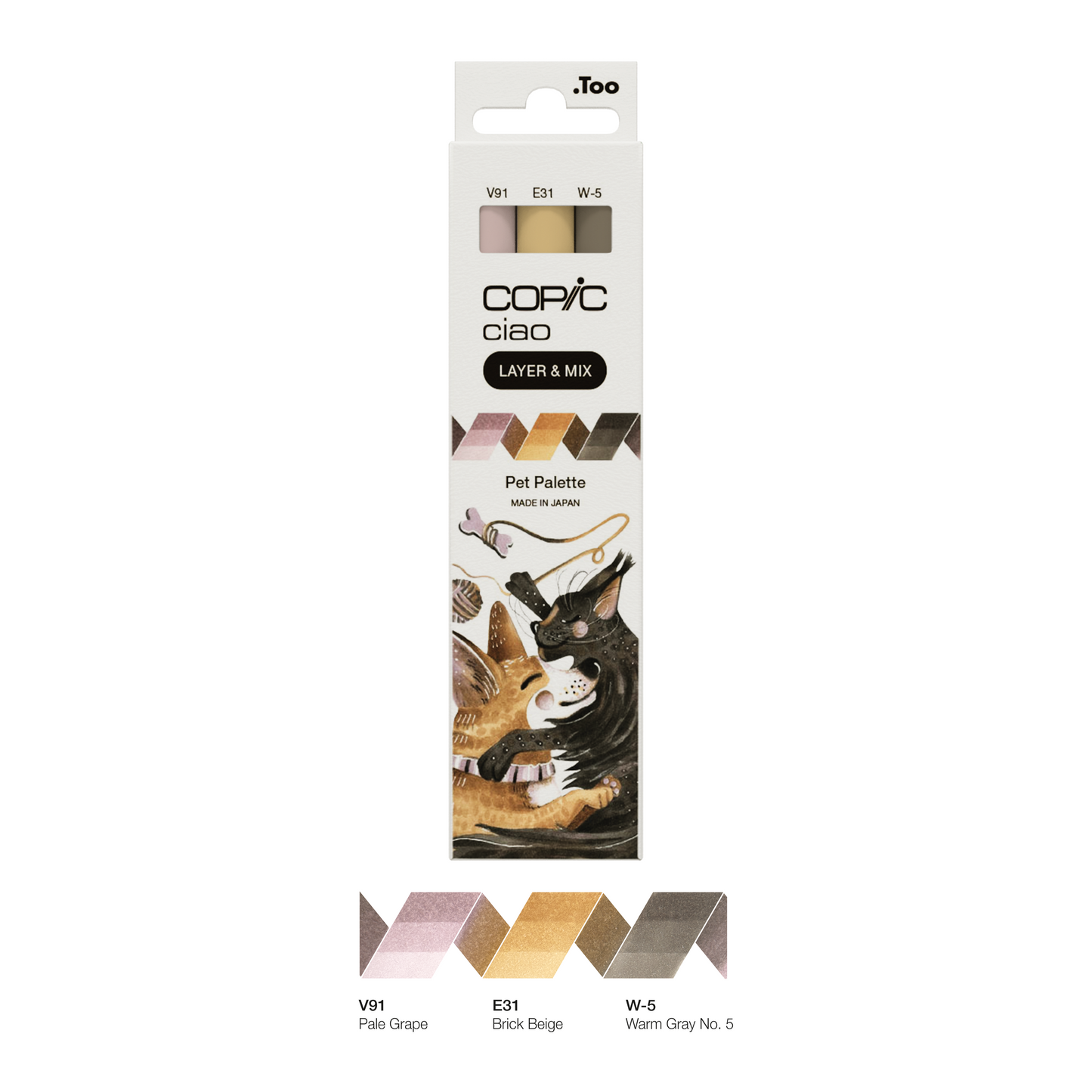 Copic Ciao 3 Layer & Mix Pet Palette