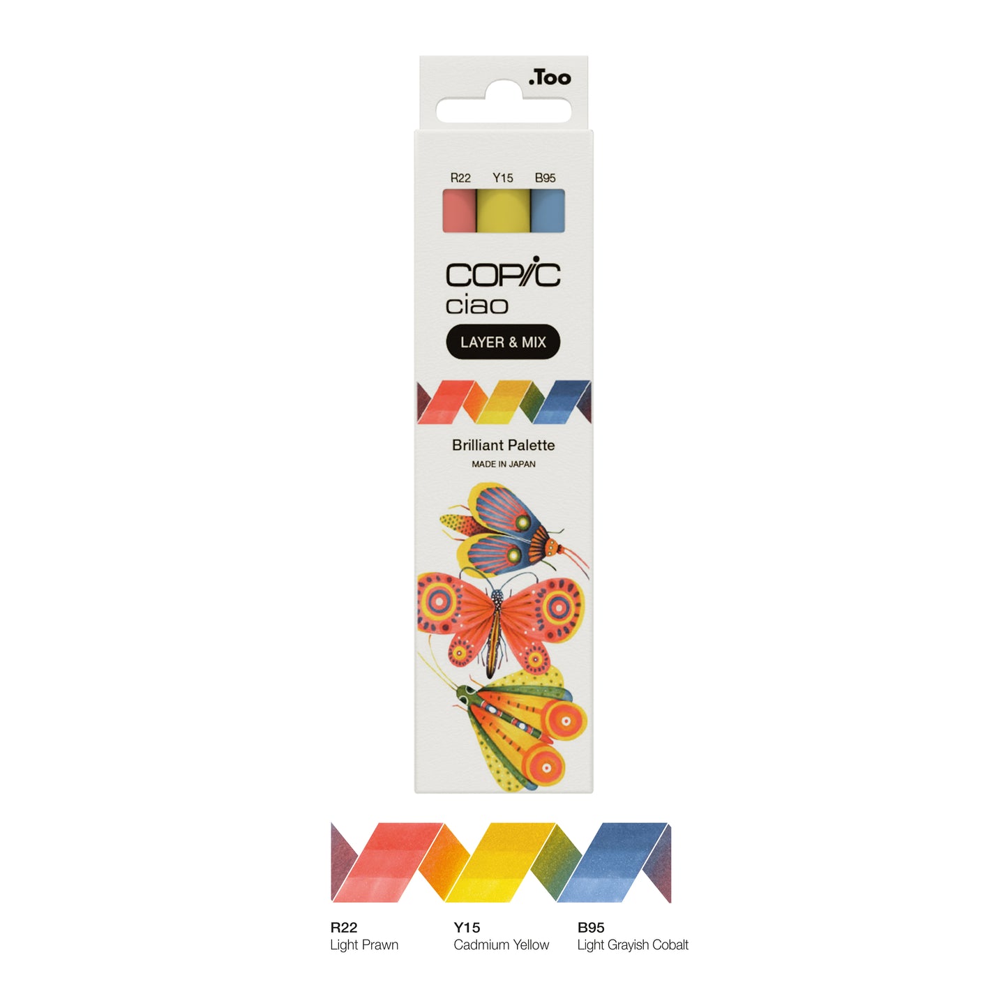 Copic Ciao 3 Layer & Mix Brilliant Palette