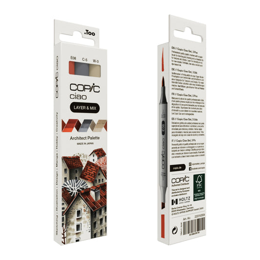 Copic Ciao 3 Layer & Mix Architect Palette