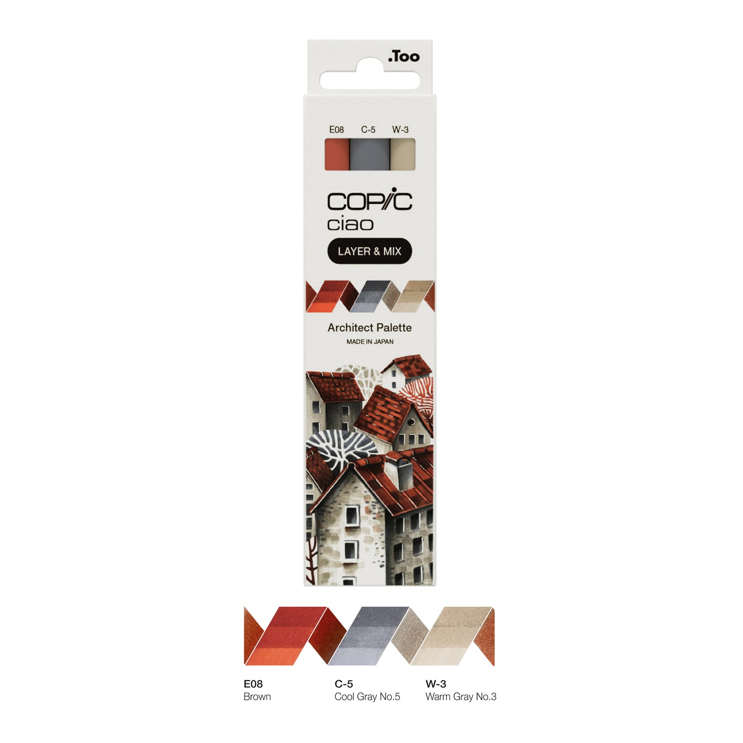 Copic Ciao 3 Layer & Mix Architect Palette