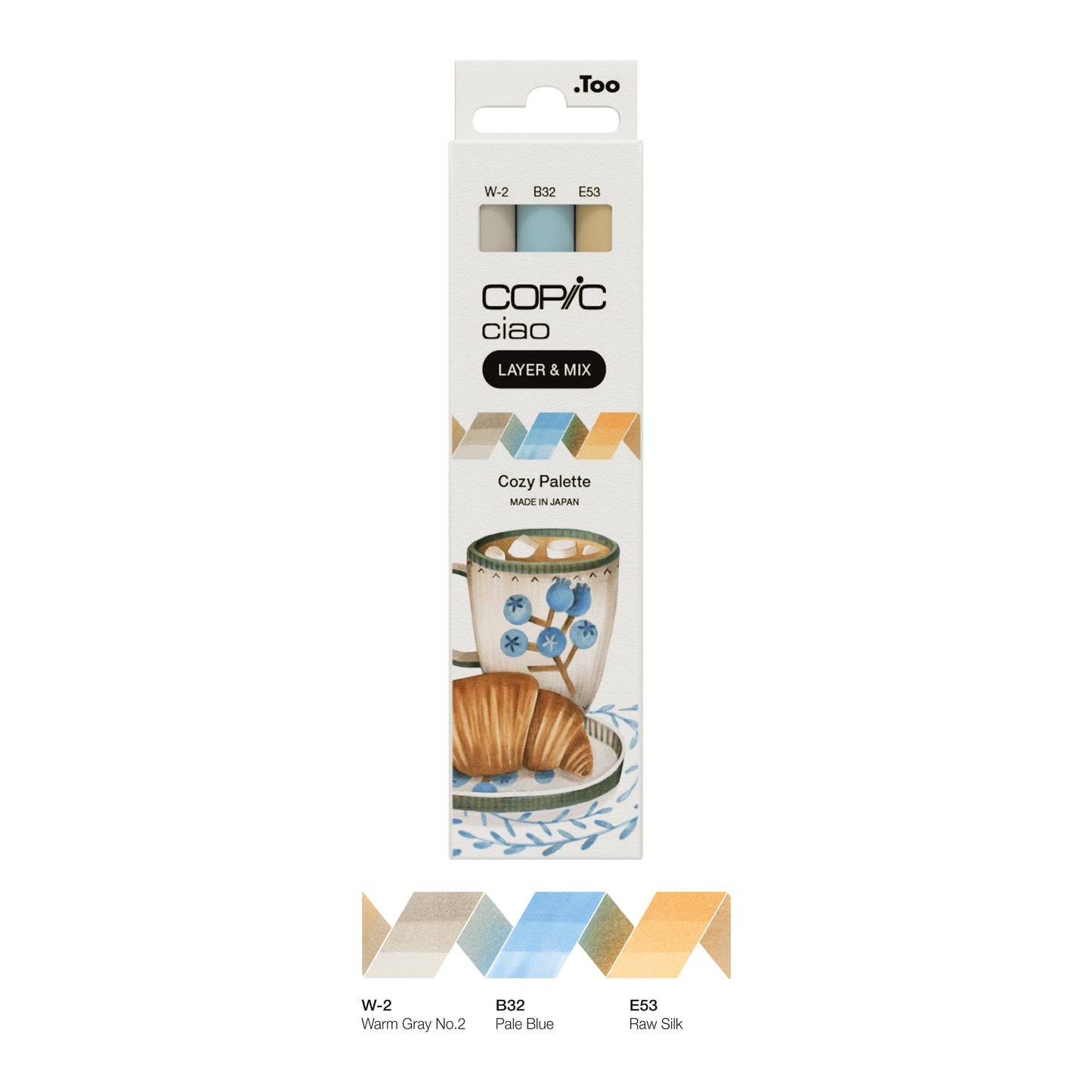 Copic Ciao 3 Layer & Mix Cozy Palette