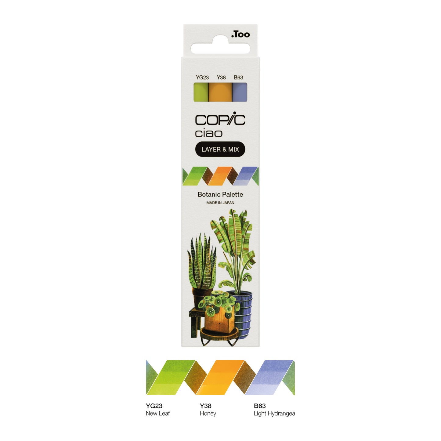 Copic Ciao 3 Layer & Mix Botanic Palette