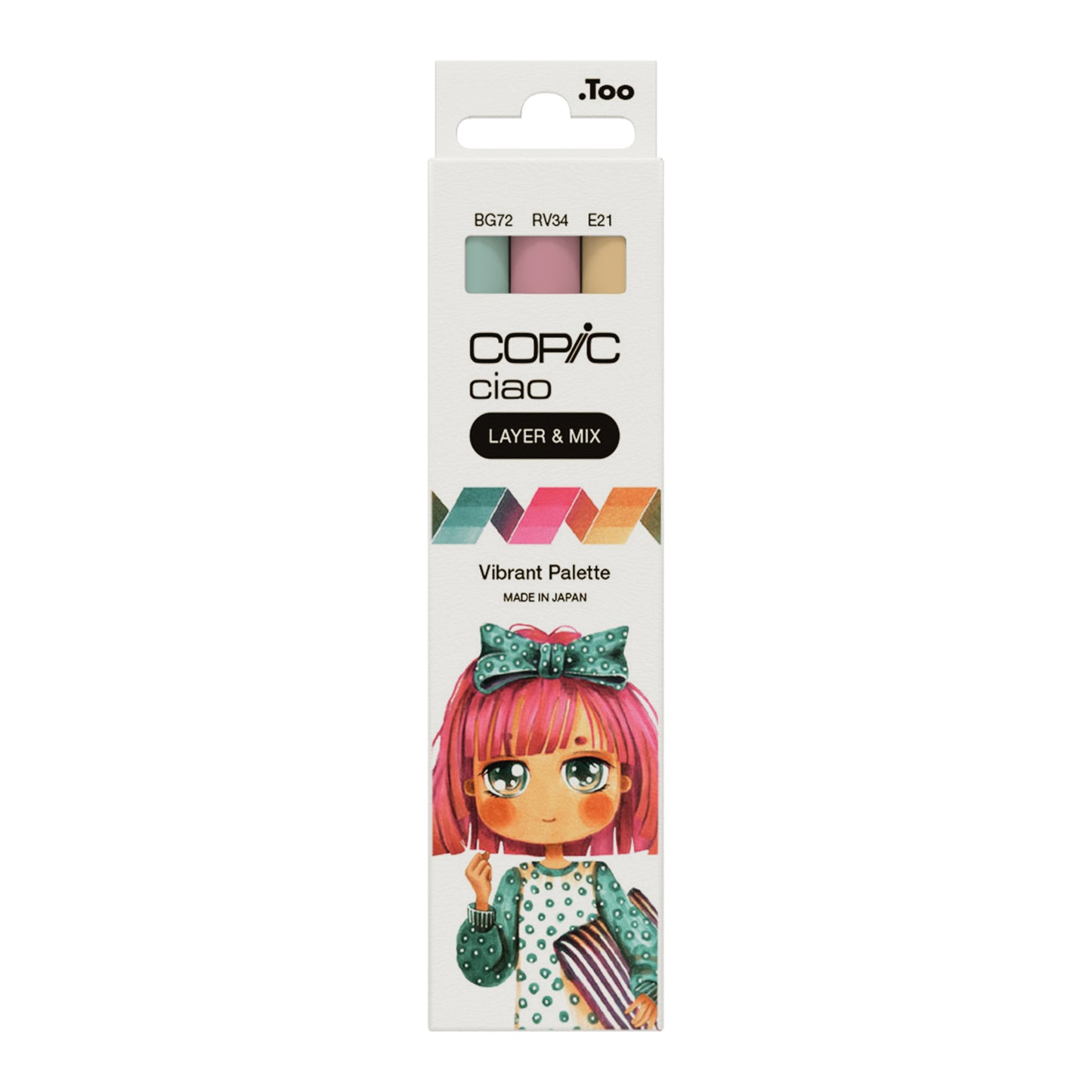 Copic Ciao 3 Layer & Mix Vibrant Palette