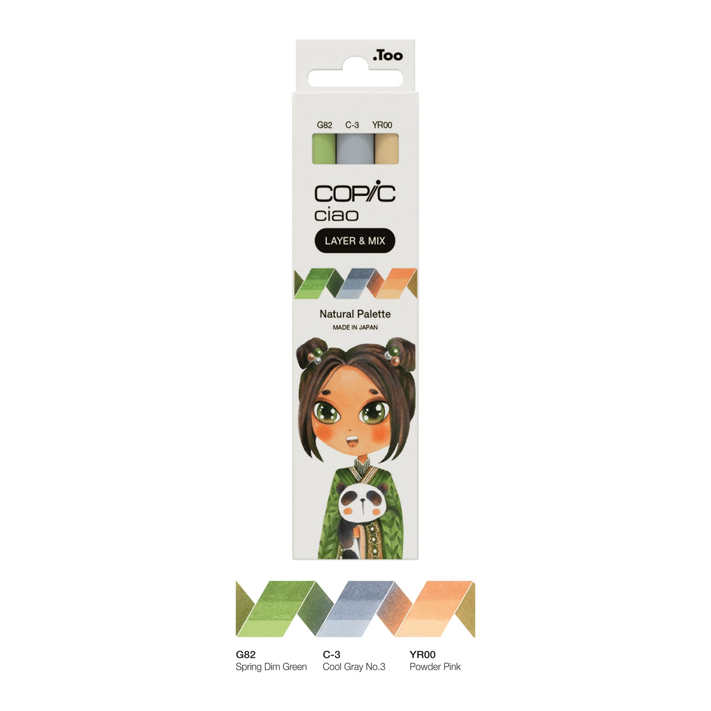 Copic Ciao 3 Layer & Mix Natural Palette
