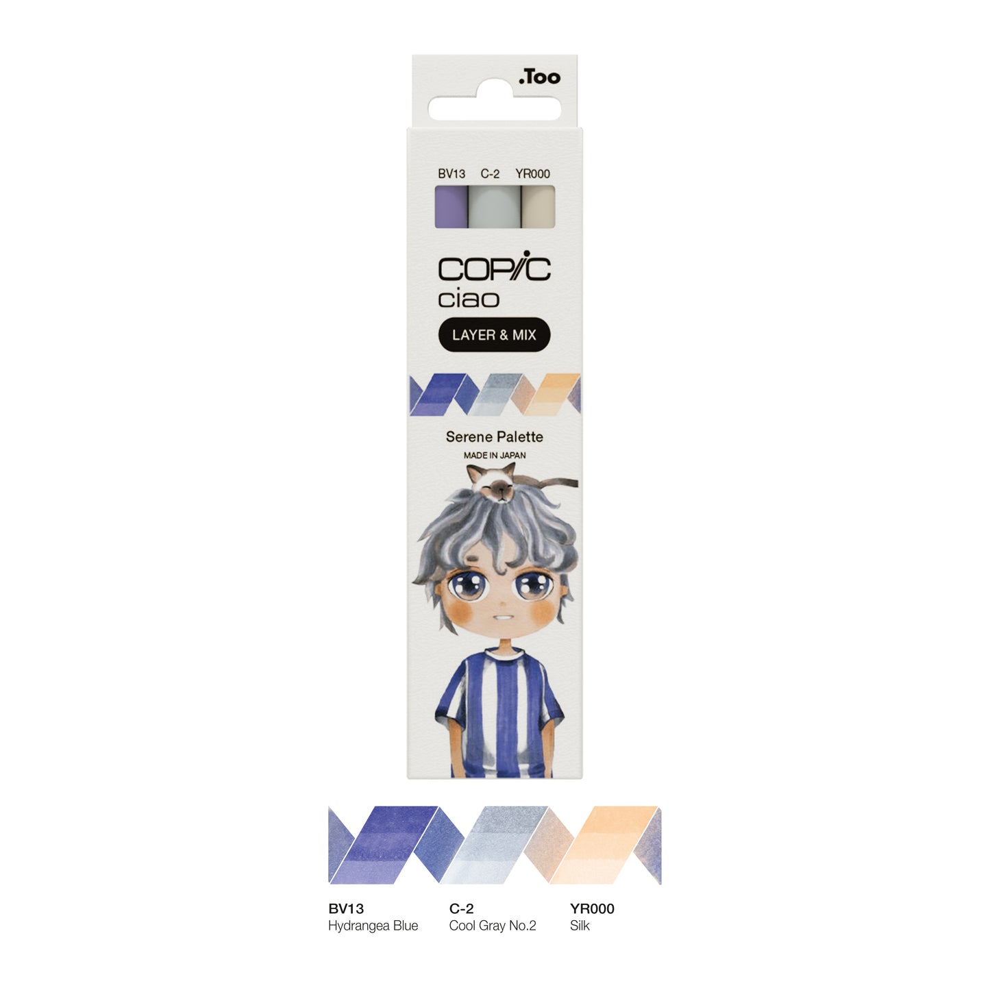 Copic Ciao 3 Layer & Mix Serene Palette