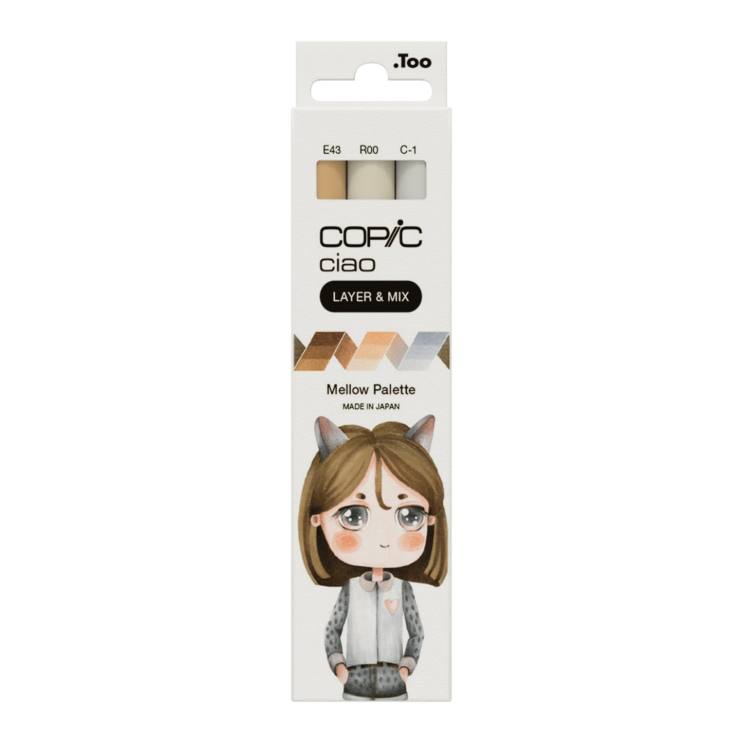 Copic Ciao 3 Layer & Mix Mellow Palette
