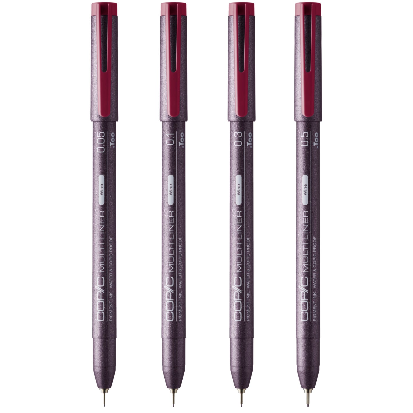 Copic Multiliner 4 Wine Set