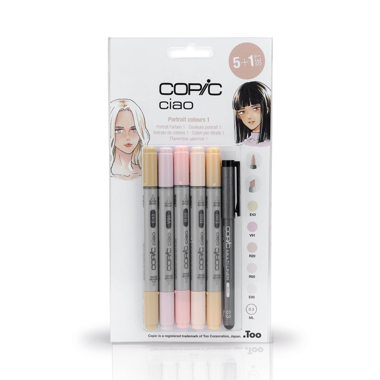 Copic Ciao Set 5+1 Leather