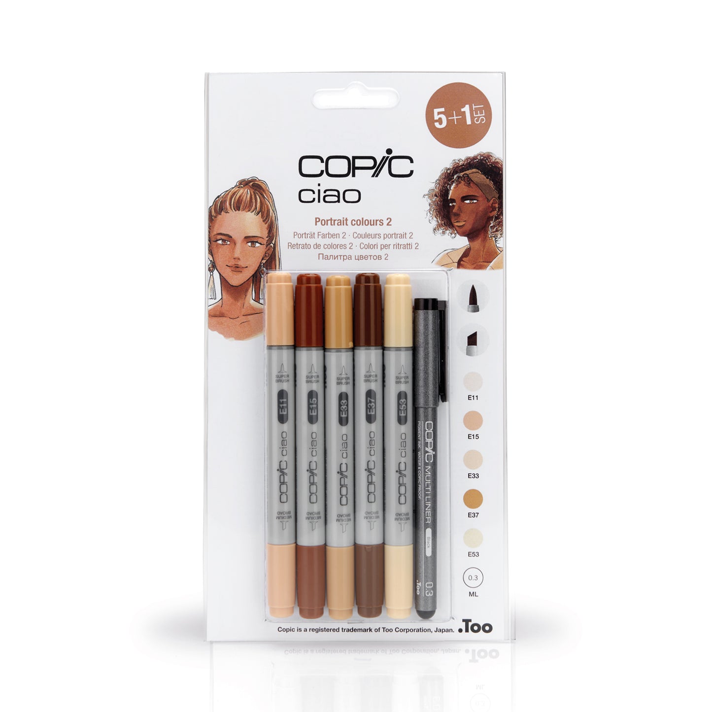 Copic Ciao Set 5+1 Leather 2