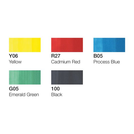 Copic Ciao Set 5+1 Brillanti