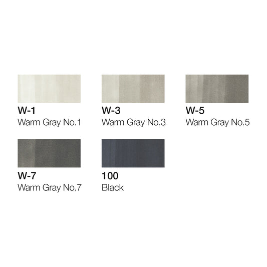 Copic Ciao Set 5+1 Grigi Caldi