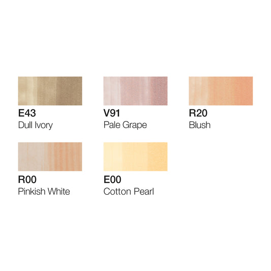 Copic Ciao Set 5+1 Skintones