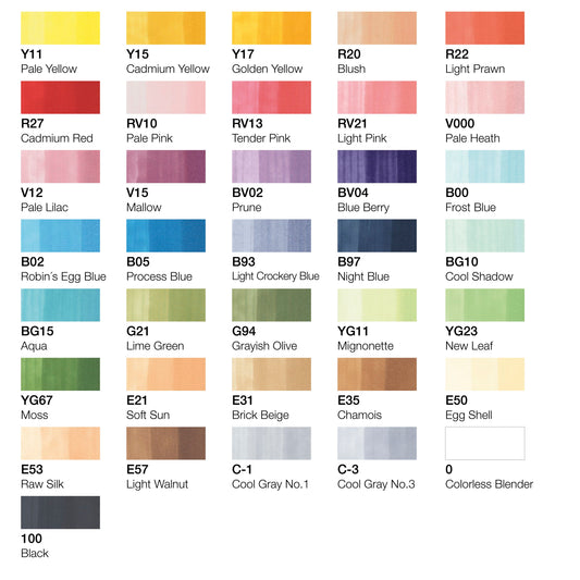 Copic Ciao 36 Bright Colors