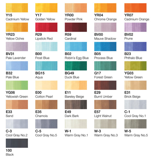 Copic Ciao 36 Manga Starter Set