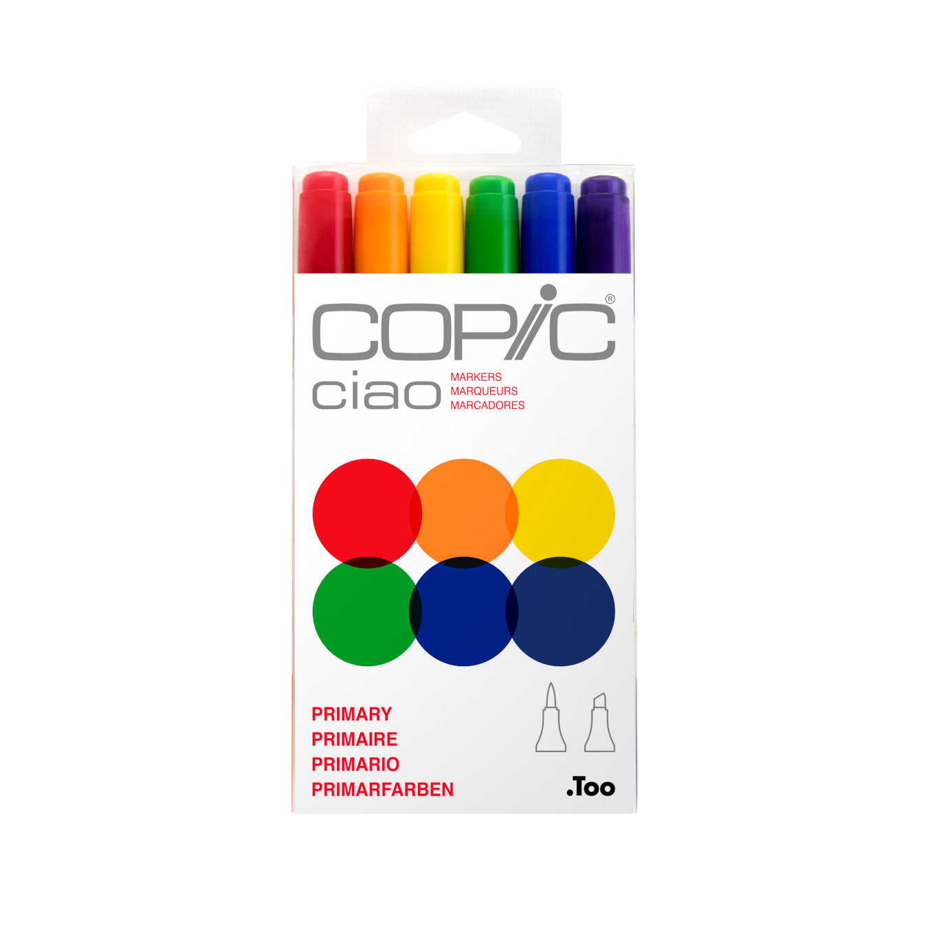 Copic Ciao 6 Primary Color Set