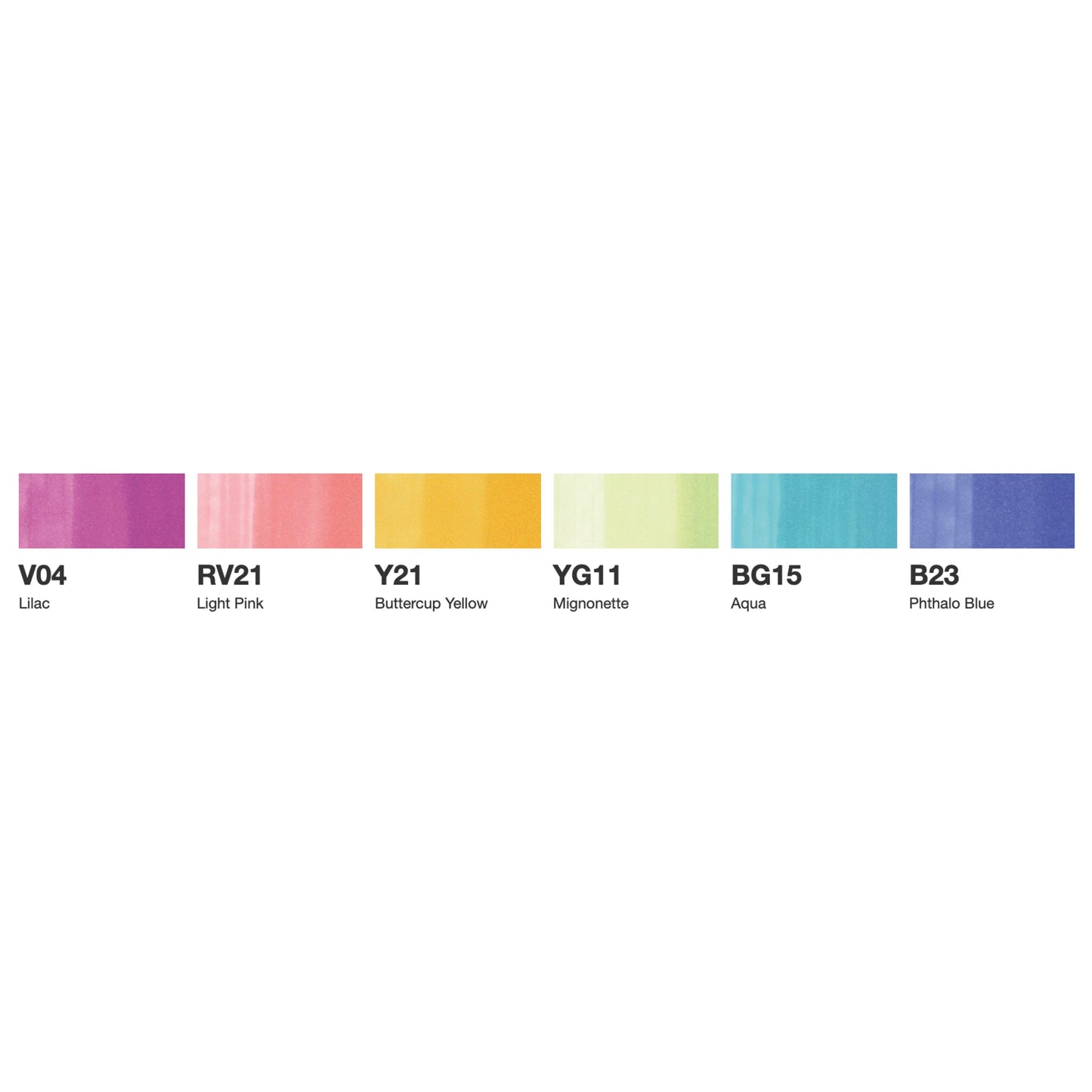 Copic Ciao 6 Crayon Color Set