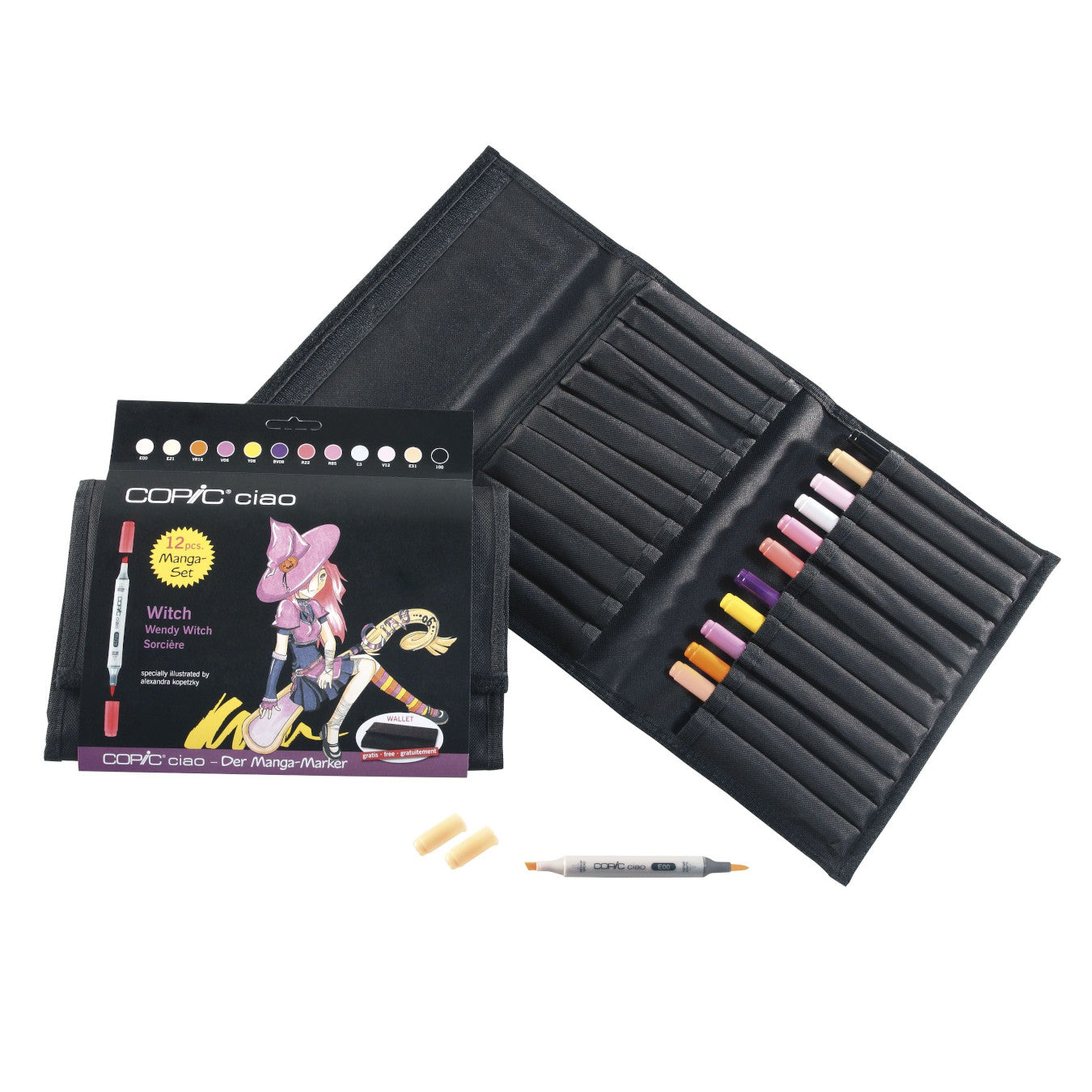 Copic Ciao 12 Witches Set in Box