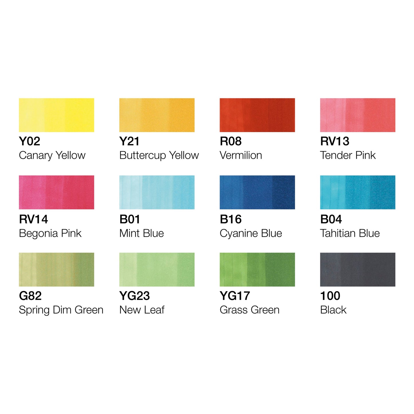 Copic Classic 12 Spring Set