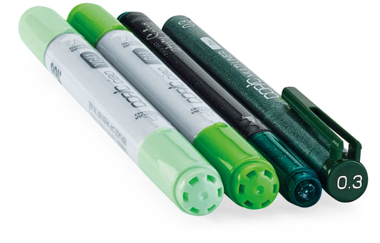 Copic Doodle Pack Verde