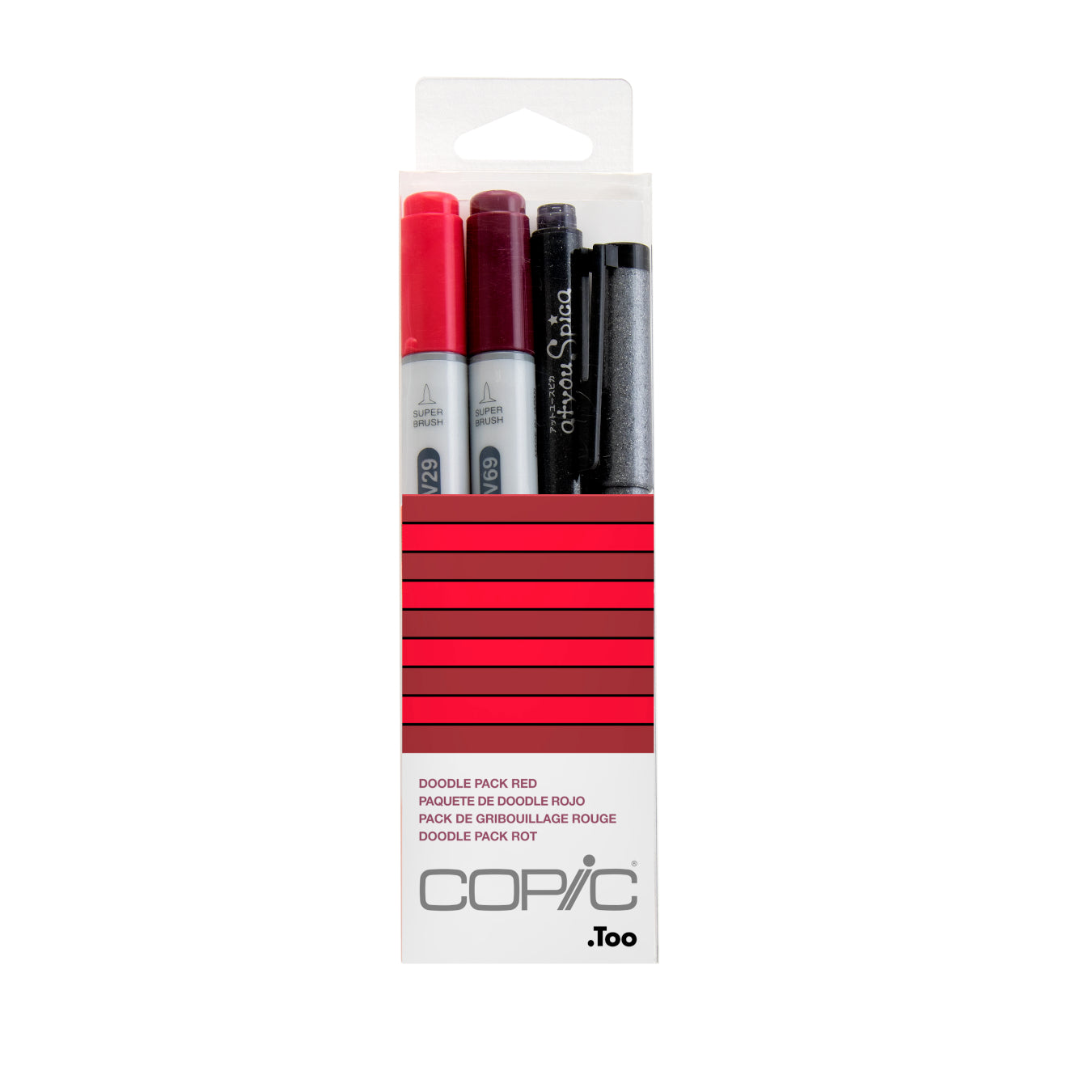 Copic Doodle Pack Red