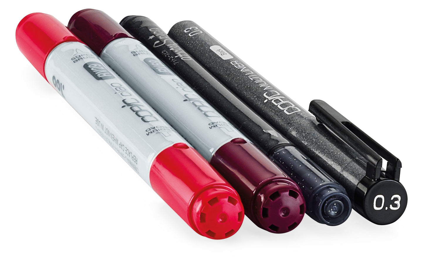 Copic Doodle Pack Red