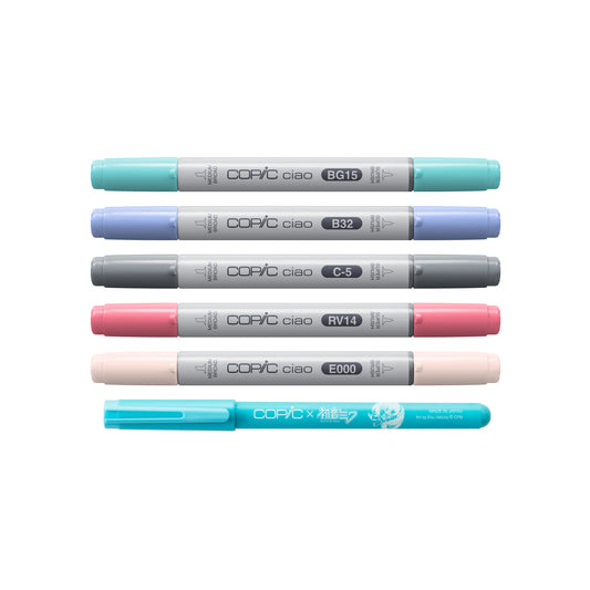 Copic Ciao 6 Set Hatsune Miku Edizione Limitata