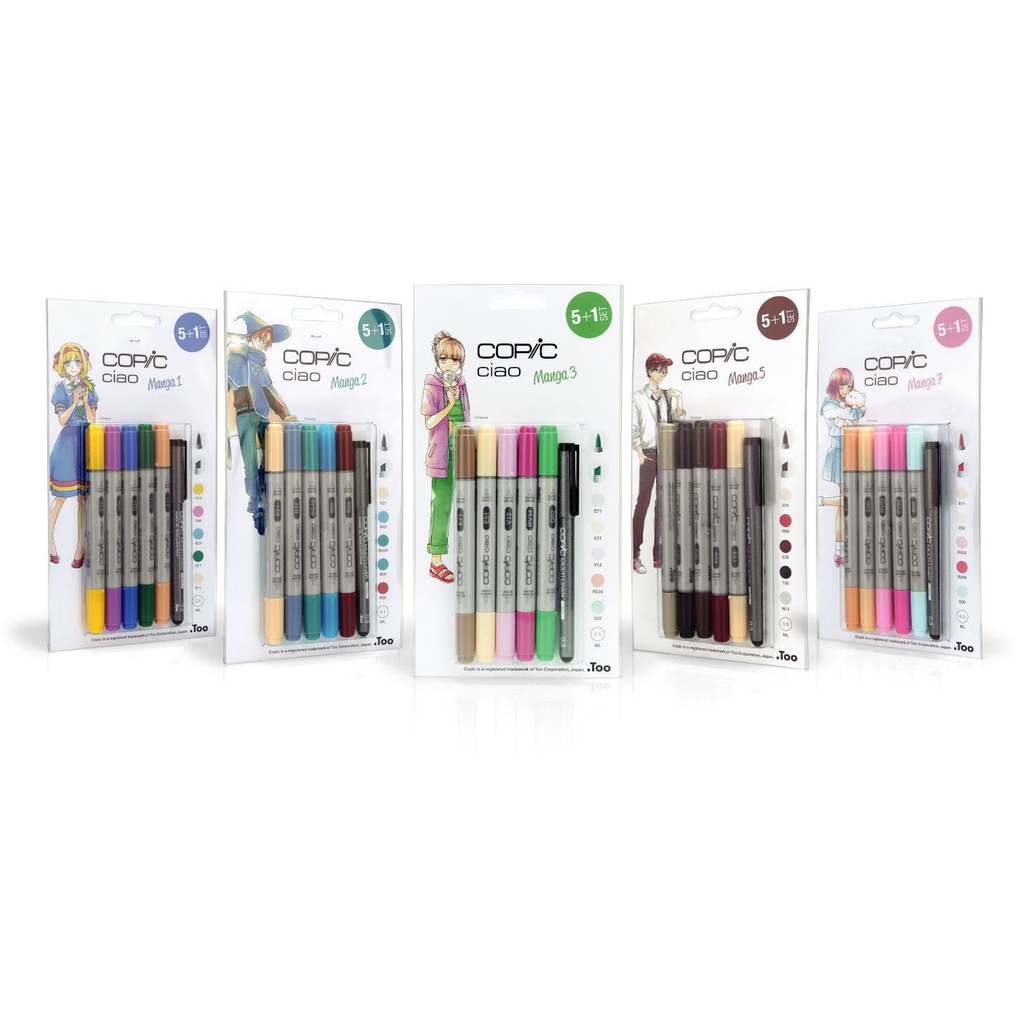 Copic Ciao Set 5+1 Manga 5