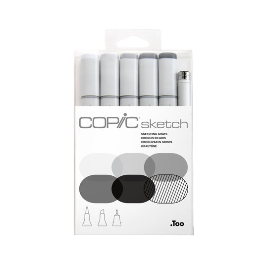 Copic Sketch 5+1 Set Sketching Grays