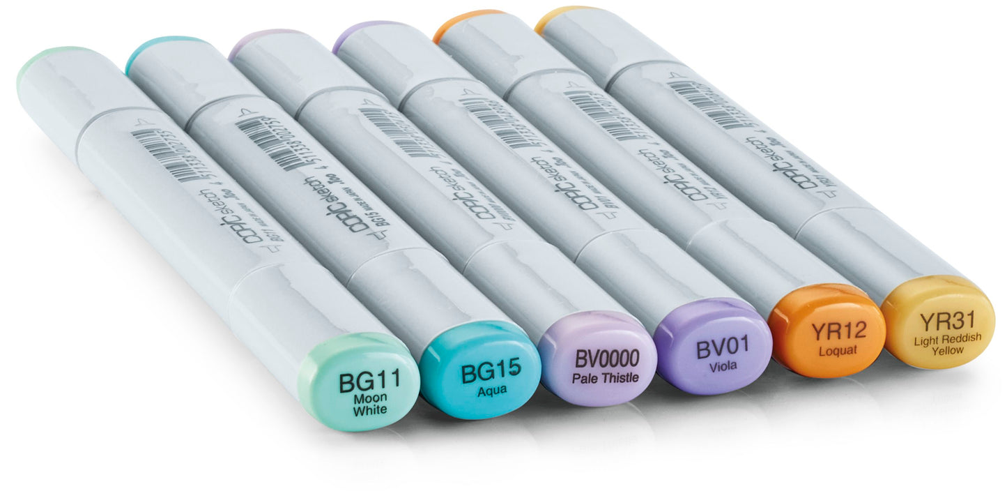Copic Sketch 6 Crayon Set