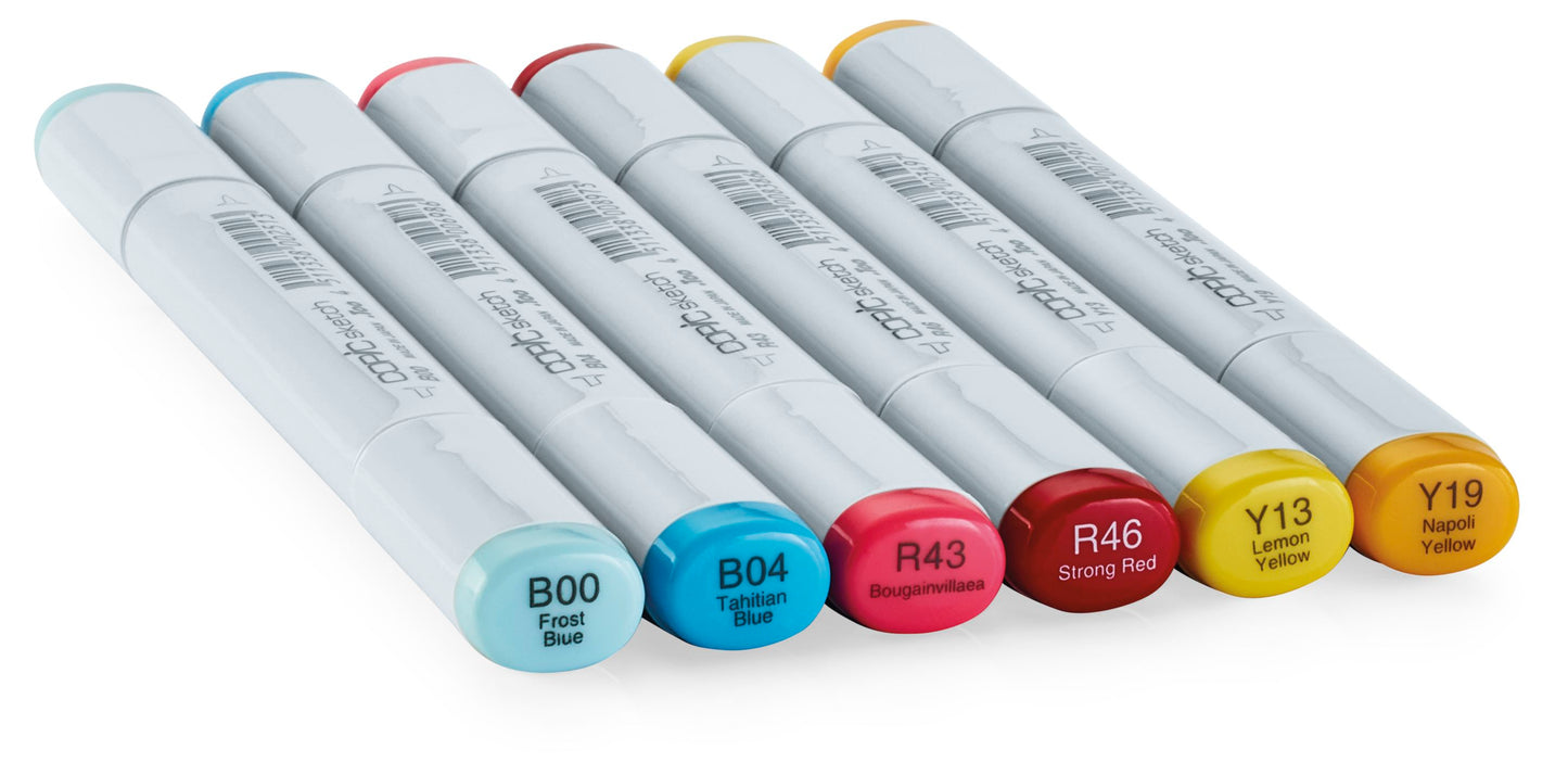 Copic Sketch 6 Set Perfect Primaries