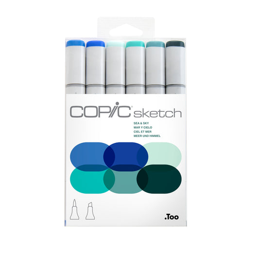Copic Sketch 6 Set Sea & Sky