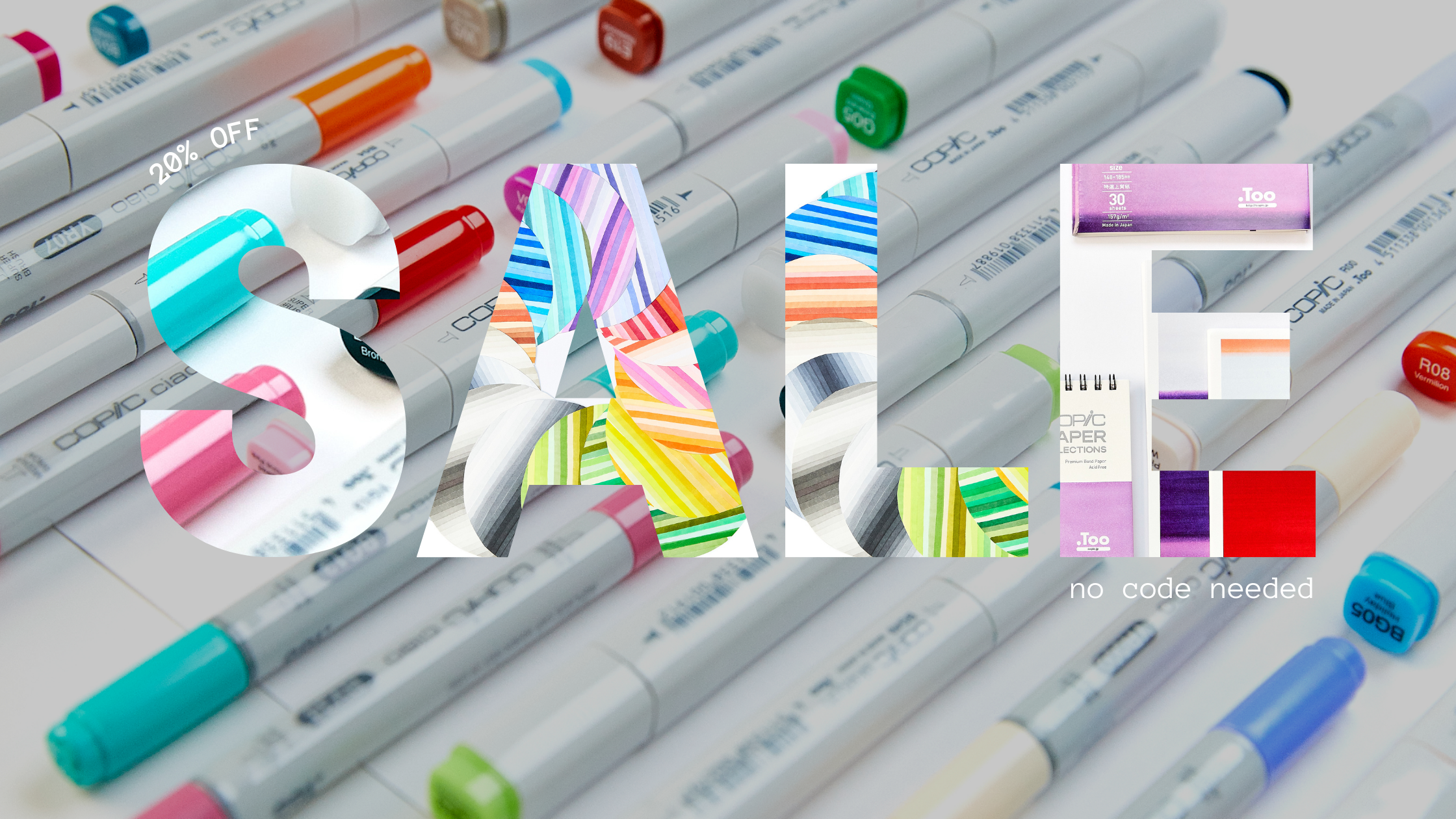 20% discount on all Copic products