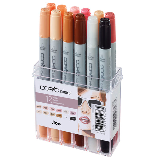 Copic Ciao 12 Leather Tone Set