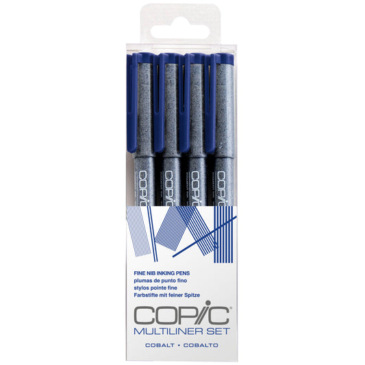 Copic Multiliner 4 Set Cobalt