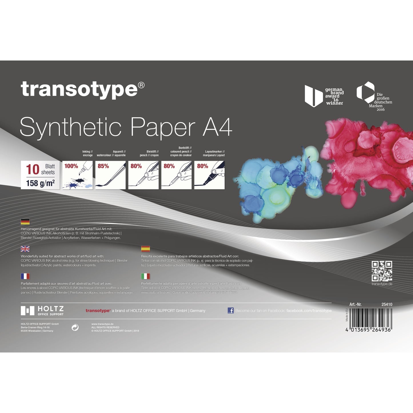 A4 synthetic paper