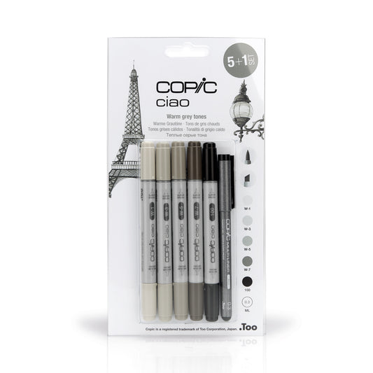 Copic Ciao Set 5+1 Warm Greys