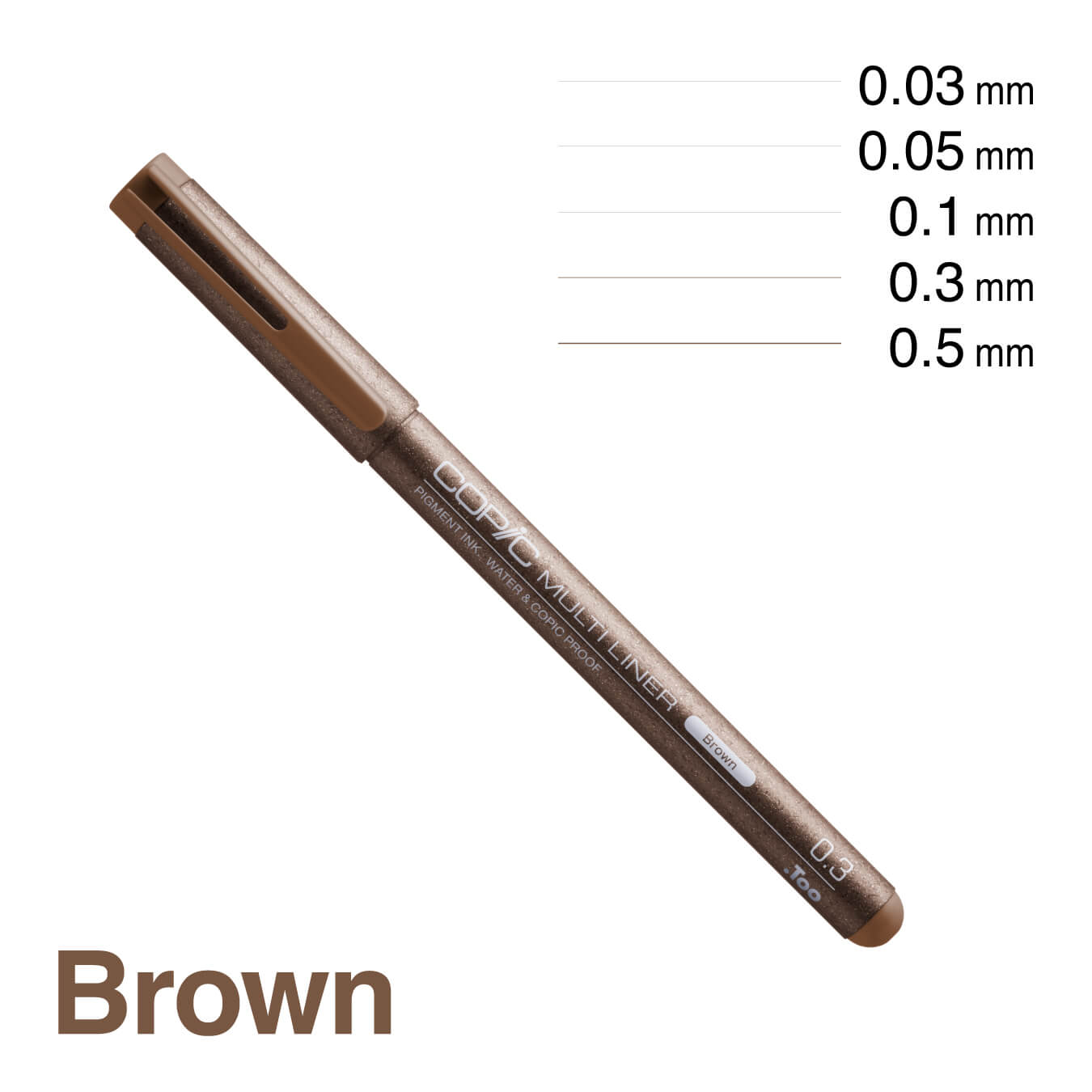 Copic Multiliner Brown