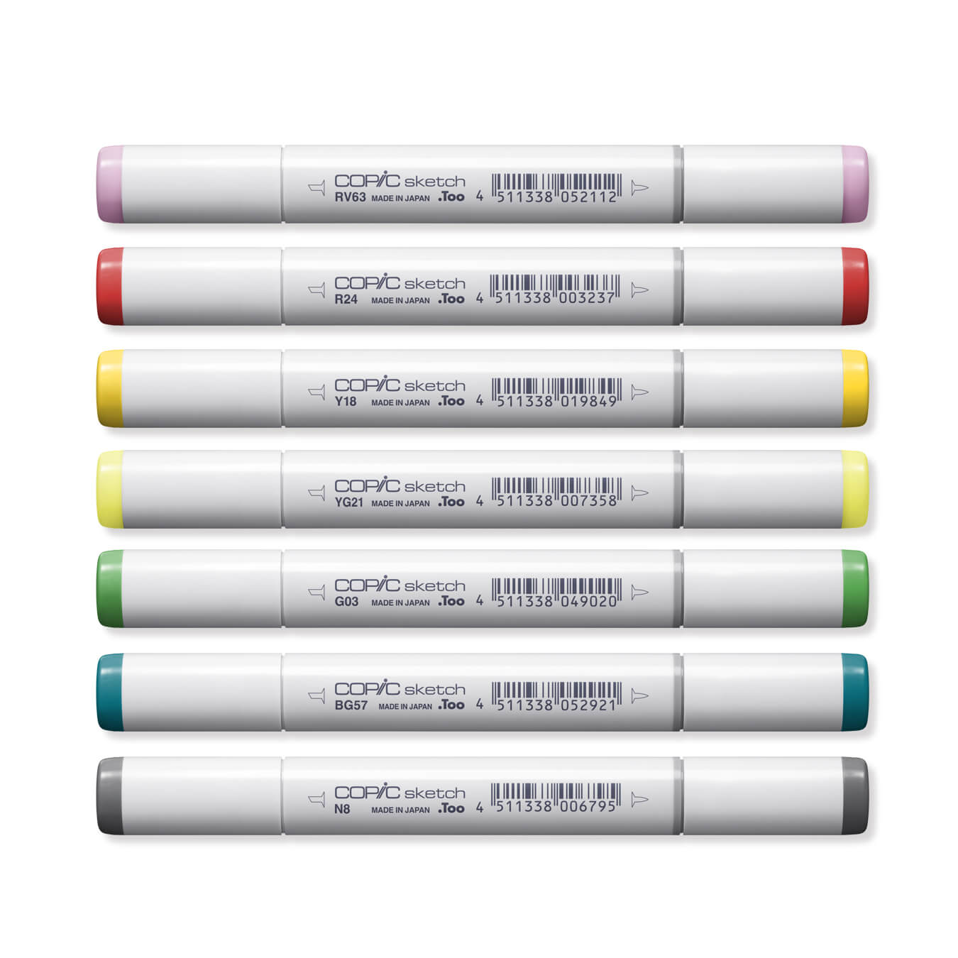Copic Sketch 6 +1 Set Vibrant Tones Trial