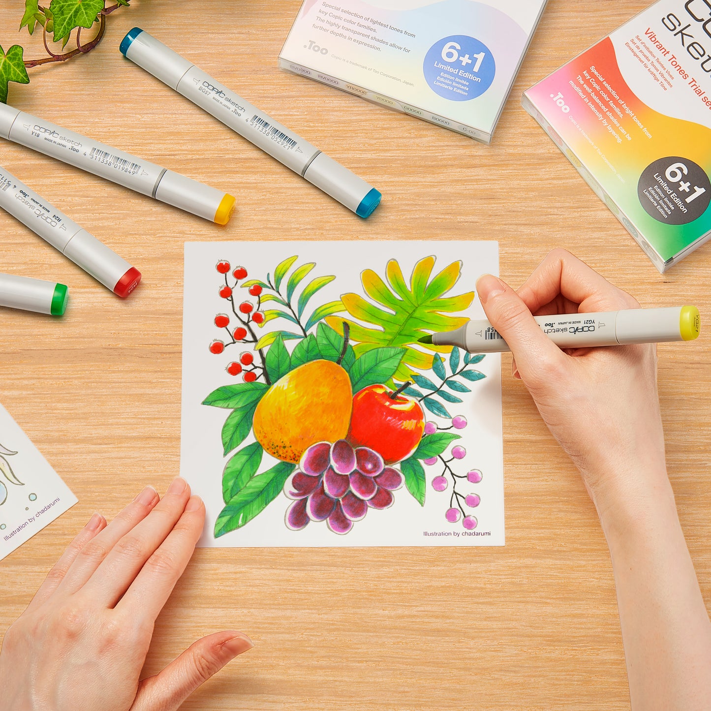 Copic Sketch 6 +1 Set Vibrant Tones Trial