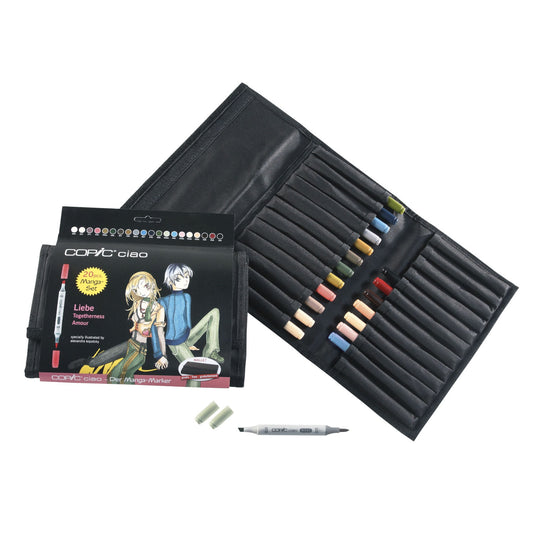Copic Ciao 20 Set Manga Love in a Case