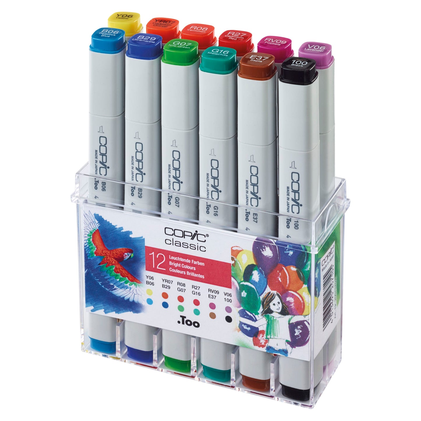 Copic Classic 12 Luminous Colors Set