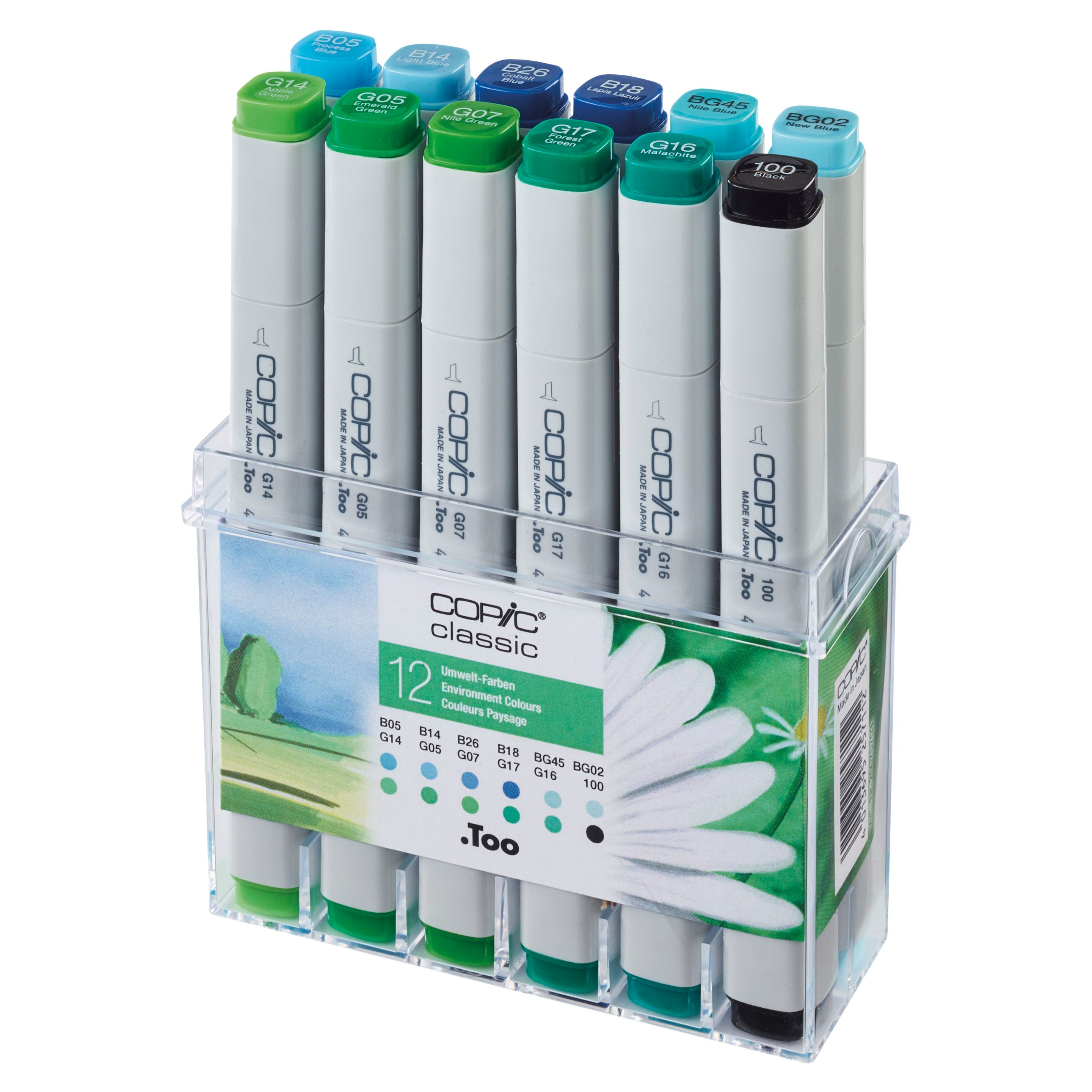 Copic R Series Copic Classic 12 Set Paesaggi – Mondomarker