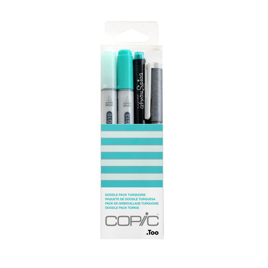 Copic Doodle Pack Turquoise