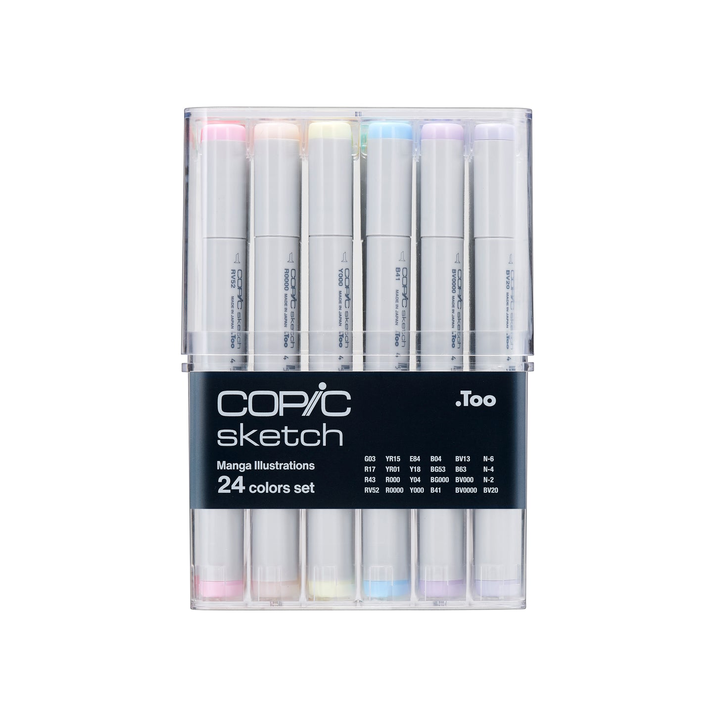 Copic Sketch 24 Manga Illustration Set