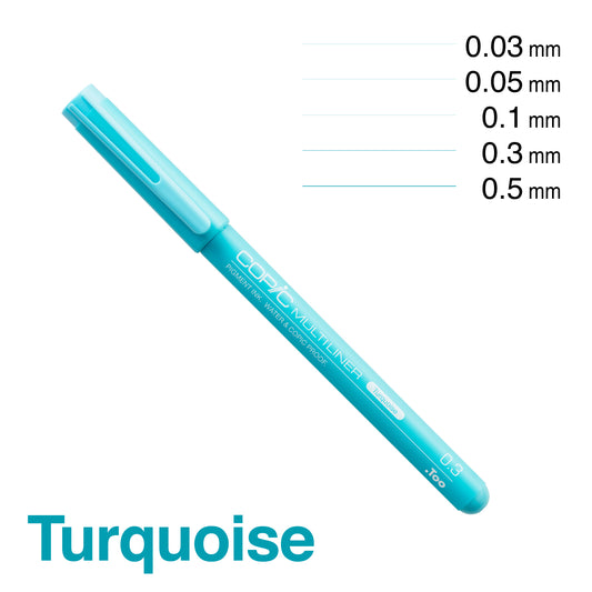 Copic Multiliner Turquoise Limited Edition